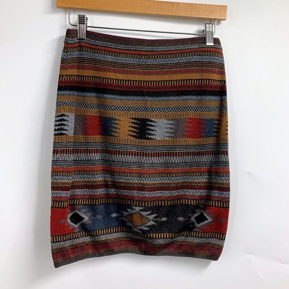 Peruvian Connection Women's Oaxaca Pima Cotton Mini Skirt‎ Size XS